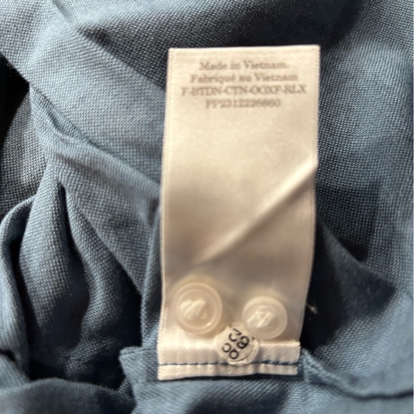 Everlane Women’s 100% Organic Cotton Button Down Blue Size 10 - Picture 4 of 5